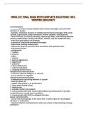 NRSG 327 FINAL EXAM WITH COMPLETE SOLUTIONS 100&percnt; VERIFIED 2026-2027&excl;&excl;