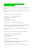 ISTM 630 -Test 1 Questions with Solved Solutions&period;