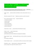 ISTM 630&colon; Exam 1 &ndash; Whitten Practice Questions with Accurate Answers 2025&sol;2026 Edition&period;