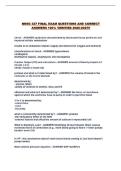 NRSG 327 FINAL EXAM QUESTIONS AND CORRECT ANSWERS 100&percnt; VERIFIED 2026-2027&excl;&excl;