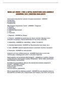 NRSG 327 WEEK 1 PRE & INTRA QUESTIONS AND CORRECT ANSWERS 100&percnt; VERIFIED 2026-2027&excl;&excl;