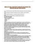 NRSG 327 FINAL EXAM WITH COMPLETE SOLUTIONS 100&percnt; VERIFIED 2026-2027 NEW UPDATE&excl;&excl;