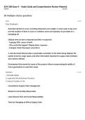 SCM 300 Exam 4 &ndash; Study Guide and Comprehensive Review Material
