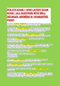 Test Bank For A&plus; Exam 2026 Latest Update & Nur 272 Exam 1 2026 Study Guide &vert; All Questions with Well Detailed Answers & A&plus; Guarantee Pass