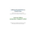 California Household Movers Examination&comma; California Public Utilities Commission&comma; 2026&sol;2027 &ndash; 165-Question Regulatory Compliance Assessment with Verified Answers