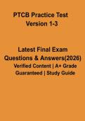 PTCB Practice Test Bundle Versions 1&ndash;3 &vert; Full Pharmacy Technician Exam Prep with Answers & Explanations PDF