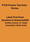 PTCB Practice Test Extra Review &vert; Last-Minute Pharmacy Technician Exam Prep Questions & Answers PDF