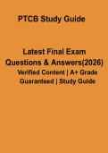 PTCB Exam Study Guide 2026 &vert; Complete Pharmacy Technician Prep with Questions&comma; Answers & Explanations PDF