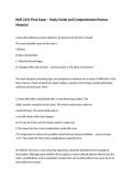 NUR 2241 Final Exam &ndash; Study Guide and Comprehensive Review Material