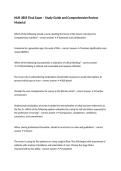 NUR 3805 Final Exam &ndash; Study Guide and Comprehensive Review Material