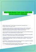 WGU C208 Module Tests exam With 100&percnt; Correct Answers