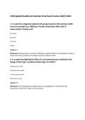 C785 Applied Healthcare Statistics Final Exam Practice 2026 &vert;WGU