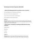 Biochemistry Final Exam Preparation 2026 &vert;WGU