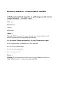 Biochemistry Modules 5&ndash;6 Comprehensive Quiz 2026 &vert;WGU