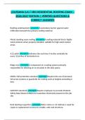 Louisiana 7-803 Residential Roofing Exam Questions with Verified Correct Answers A&plus;