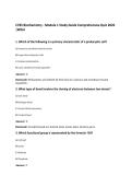 C785 Biochemistry - Module 1 Study Guide Comprehensive Quiz 2026&NewLine;&vert;WGU