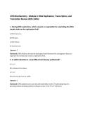 C785 Biochemistry - Module 4&colon; DNA Replication&comma; Transcription&comma; and&NewLine;Translation Review 2026 &vert;WGU
