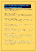 AICP Exam Prep Questions and Answers Updated 2026