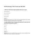 D441 Pharmacology - Week 1 Practice Quiz 2026 &vert;WGU