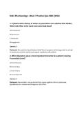 D441 Pharmacology - Week 7 Practice Quiz 2026 &vert;WGU