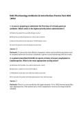 D441 Pharmacology Antibiotics & Anti-Infectives Practice Pack 2026&NewLine;&vert;WGU