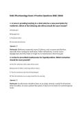 D441 Pharmacology Exam 2 Practice Questions 2026 &vert;WGU