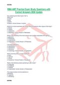 RMA AMT Practice Exam Study Questions with Correct Answers 2026 Update