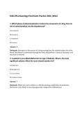 D441 Pharmacology Final Exam Practice 2026 &vert;WGU