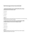 D441 Pharmacology Final Exam Practice 2026 &vert;WGU