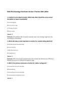 D441 Pharmacology Final Exam Version 1 Practice 2026 &vert;WGU