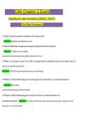 CNA Chapter 2 Exam Questions with Verified Correct Answers A&plus;