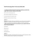D441 Pharmacology Week 5 Practice Quiz 2026 &vert;WGU