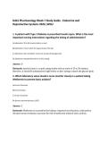 D441 Pharmacology Week 7 Study Guide - Endocrine and&NewLine;Reproductive Systems 2026 &vert;WGU