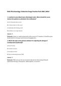D441 Pharmacology&colon; Endocrine Drugs Practice Pack 2026 &vert;WGU