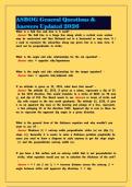 ASBOG General Questions & Answers Updated 2026