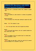ASBOG-FG Questions with 100&percnt; Correct Answers Graded A&plus;