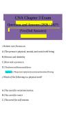 CNA Chapter 3 Exam Questions with Verified Correct Answers A&plus;