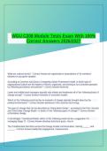 WGU C208 Module Tests Exam With 100&percnt; Correct Answers