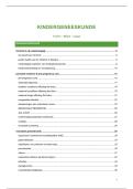 Kindergeneeskunde Samenvatting &vert; KU Leuven &vert; 2025&sol;26