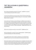TNT 700&period;1A EXAM -1 QUESTIONS & ANSWERS