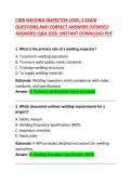 CWB Welding Inspector Level 2 Exam Study Guide&colon; Comprehensive Certification Review of Welding Inspection&comma; Codes&comma; Defects&comma; Testing Methods&comma; and Quality Control Procedures