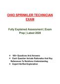 OHIO SPRINKLER TECHNICIAN &vert; FULL PRACTICE TEST PACK &vert; QUESTIONS & ANSWERS &vert; COMPLETE EXAM PREP GUIDE &lbrack;LATEST 2026&rsqb;
