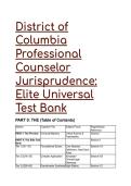 DC Counselor Jurisprudence EXAM Prep &lpar;2026&sol;2027&rpar; &vert; 60 Q&A S-Tier Elite Test Bank &lpar;HORA & DCMR&rpar;