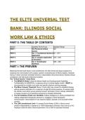 2026&sol;2027 Illinois Social Work Law & Ethics&colon; THE ELITE UNIVERSAL TEST BANK &lpar;60 S-Tier Questions & Grandmaster Synthesis&rpar;
