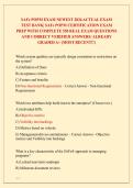 SAFe POPM EXAM NEWEST 2026 ACTUAL EXAM &NewLine;TEST BANK&vert; SAFe POPM CERTIFICATION EXAM &NewLine;PREP WITH COMPLETE 550 REAL EXAM QUESTIONS &NewLine;AND CORRECT VERIFIED ANSWERS&sol; ALREADY &NewLine;GRADED A&plus; &lpar;MOST RECENT&excl;&excl;&rpar; 