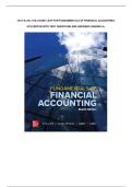 Test bank for Loose Leaf for Fundamentals of Financial Accounting&comma; 8th Edition with test questions and answers graded A&plus;