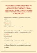 NAFI CFEI EXAM AND PRACTICE EXAM NEWEST &NewLine;2026 TEST BANK&vert; NAFI CERTIFIED FIRE & &NewLine;EXPLOSION INVESTIGATOR &lpar;CFEI&rpar; EXAM PREP &NewLine;WITH COMPLETE 350 REAL EXAM QUESTIONS AND &NewLine;CORRECT VERIFIED ANSWERS&sol; ALREADY GRADED &NewLine;A&plus; &lpar;MOST RECENT&excl;&excl;&rpar; 