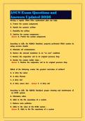 ASCS Exam Questions and Answers Updated 2026