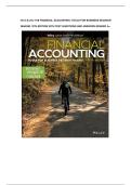 Test bank for Financial Accounting&colon; Tools for Business Decision Making 10th Edition with test questions and answers graded A&plus;