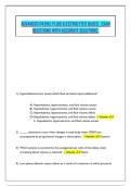 ADVANCED PATHO&colon; FLUID ELECTROLYTES BASES&colon;  EXAM QUESTIONS WITH ACCURATE SOLUTIONS&period; 
